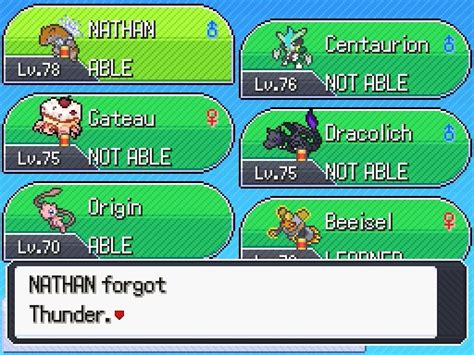 pokemon insurgence movesets.